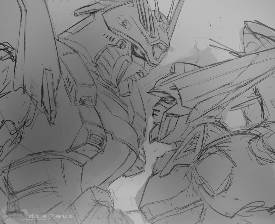 WIP crop of Burning / God Gundam and Master Gundam | 2021