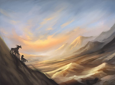 Desertscape Sketch