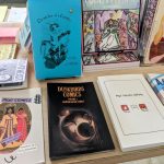 Photograph of an assortment of zines from "Paper Pushers Print Shop" by the Seattle Printers Guild.